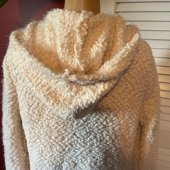 KATSUMI | cream color supper soft hooded teddy style cardigan M - Picture 6 of 8
